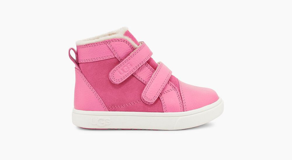 Ugg Rennon Ii - Kids Sneakers - Pink Rose - NZ (4780XAFLR)